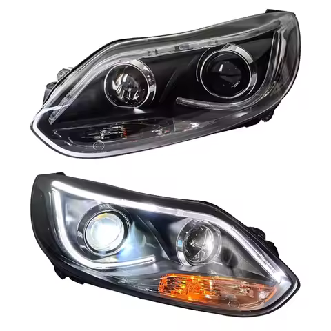 YU GUANG Plug-and-Play LED Headlight Upgrade for Focus MK3 2012-2014 6000k Front Light DRL Car Acces
