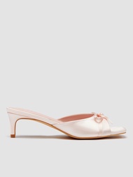 《323》Cider BOWKNOT SATIN HEELS