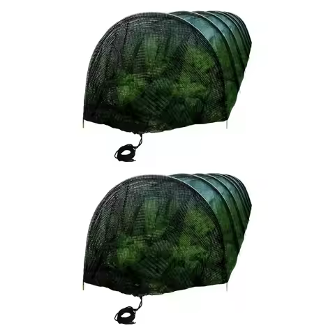 2Pcs Garden Tunnel Shade Net Cover for Plant Protection, Easy Setup Mesh for Crops And Fruits