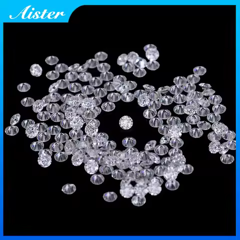 Loose Moissanites Stones Lab Grown Diamond Wholesale 0.8mm-3.0mm Moissanita Gems for Moissanite Jewe