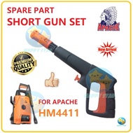 SPARE PART APACHE HM4411 WATERJET TURBO SPRAY GUN NOZZLE SHORT GUN SET HIGH PRESSURE WASHER HM3709 H