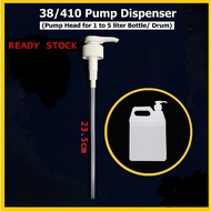Pump Dispenser 38mm | Pump Head for 1L to 5L Container| Alcohol | Liquid | Detergent | Disinfect | 1