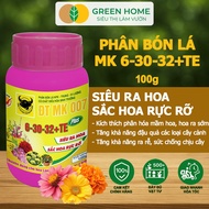 Buffalo Head Foliar Fertilizer 6-30-32 GreenHome, 100gr Jar, MK 007, Super Brightly Colored Flowerin
