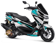 Decal stiker Full body Motor Yamaha Old Nmax 2015-2019 New Nmax Putih 2020 2021 2022 Grafis Airbrus
