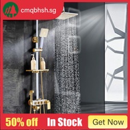 Shower Set Full Copper Black Gold Bathroom Shower Head Bathroom Thermostatic Shower