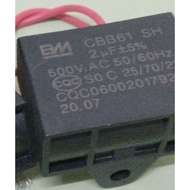 BM original auntentic CBB61 CAPACITOR BM 2.5UF 500VAC KIPAS SILING KAPASITOR (for Panasonic KDK Deka