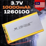 3.7V 10000mAh 1260100 Lithium Polymer Li-Po li ion Rechargeable Battery Lipo cells For Electrograph 