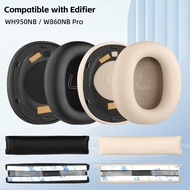 1 Pair Ear Pad for Edifier WH950NB / W860NB Pro Headphone Earpads Headband Cushion Sponge Headset Ea