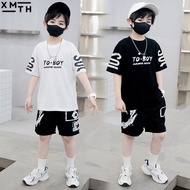 Set Shorts shirt summershort sleeve for boys 18-50kg. Summer set, home wear for boys 6-14 years old,