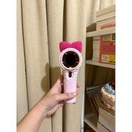 crochet goojodoq fan cover (pluffy version)