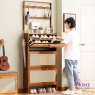 🍁Shoe cabinet/flip bucket shoe rack/large capacity household shoe cabinet/multifunctional dustproof shoe cabinet🍁