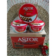 [1 Karton = 6 KALENG × 156GRAM] Astor Mayora 1Dus Wafer Roll Kaleng