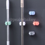 🔥STOCK CLEARANCE🔥 [Below RM1] Broom Mop Adhesive Wall Hook