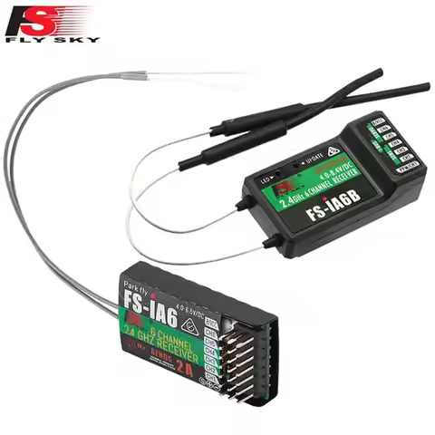 Flysky FS-IA6/FS-IA6B 6CH 2,4G Antena Dual RC Receptor Para Flysky FS-I6 FSI6 FS-i6 Receiver for Fly