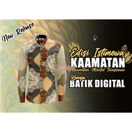 🔥Baju Kemeja Kaamatan Print Corak Etnik Borneo Baju Kaamatan Berkolar Butang Depan Jersey Sabah XS-3