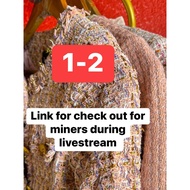 1-2 Assorted items link for check out for miners during live