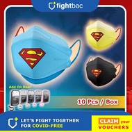 Fightbac - SuperMan (10 Pcs) KF94 Simply K 4 Ply Medical Mask