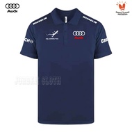 Audi | Audi Sport T-shirt Polo T-shirt Flip Collar Audi Sport Quattro Racing Team Fans Fashion Polo