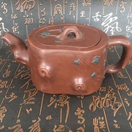 Yixing old-fashioned imperial concubine drunken Jiang Rong signed stock retro tea teapot pure handma