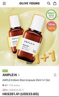 AMPLE:N Blemi Shot Ampoule 50ml 1+1 Set