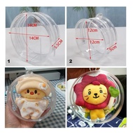 Clear Doll Bag Transparent PVC Insert Storage Drying Dustproof 10cm 11cm 12cm 13cm