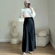 Rok Satin Silk Premium / Premium Satin Silk Skirt / Rok Wanita / korean Skirt