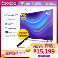 50 Inch ( 50Y72 ) Coocaa - Google TV, Flicker Free &amp; Low bluelight, Antibacterial Remote, Farfield Google Assistant, Dolby Audio DTS , Chameleon Extreme, HDR10, Cast Play, Boundless Screen 4.0, Free Wall Bracket