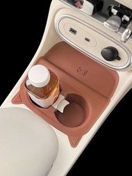 23-24 ORA Good Cat Car Interior Decoration Center Control Silicone Storage Box