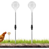 2 Pack Chicken Peck Toy, Chicken Enrichment Toys, Interactive Chicken Swing Feeder, Chick Slow Feede