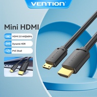 Vention Mini HDMI Male to HDMI Male 4K 60HZ HD Cable HDMI 2.0 Cable For Video Capture Card Laptop Ra
