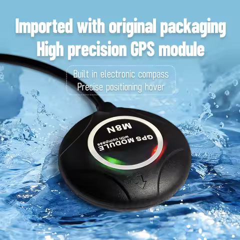 High Precision GPS Module 2025 M8N 8N/6M with Built-In Compass Stand Holder for APM AMP2.6 APM 2.8 A