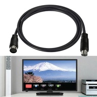 jenniferagg.my 3 1 5 1 0 5m S-video Cable Male to Female 10Pin Mini DIN Computer Connector TV Cable 