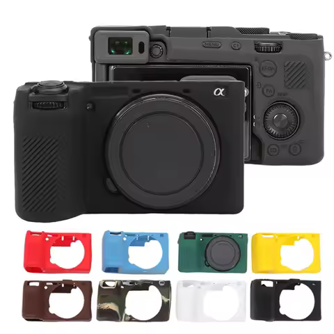 Glossy Soft Silicone Case For Sony ILCE-7CM2 / A7C II / A7CR Camera Protective Cover Case Accessorie