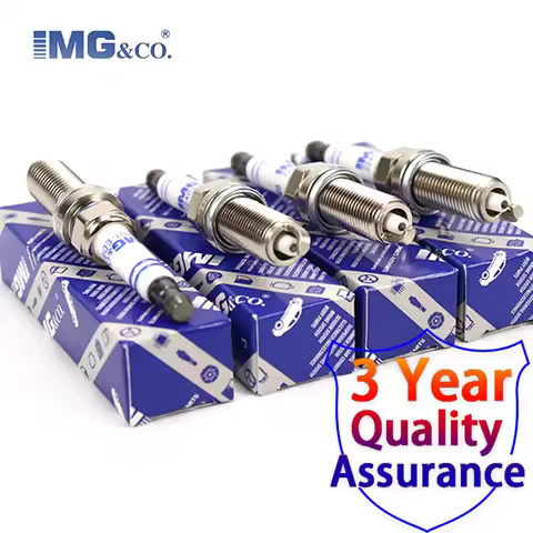 IMG Brand 4pcs Iridium Spark Plug 22401-ED815 For Nissan Micra March Note Tiida X-Trail Cube LZKAR6A