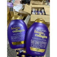 Ogx Biotin Collagen Conditioner Shampoo Set 385ml