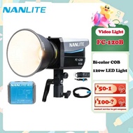 Nanlite FC-120B Bi-color LED Photography Fill 2700K-6500K CRI96 TLCI98 Video Light for Interview Por