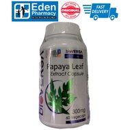 bioVERSA MONO Papaya Leaf Extract Capsule 300mg x 60 vegecap