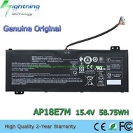 2025 Year Genuine Original AP18E7M 15.4V 58.75Wh Notebook Battery for Acer Aspire 7 A715-74G-52B0 Ni