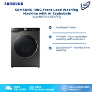 SAMSUNG 10KG Front Load Washing Machine with AI Ecobubble WW10TP44DSX/FQ | Eco Bubble™| QuickDrive™ | Super Speed