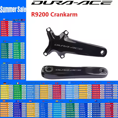SHIMANO DURA-ACE R9200 Series R9200 Crankarm Bicycle Crank 12S 170mm Right Side/Left Side/A Pair Ori