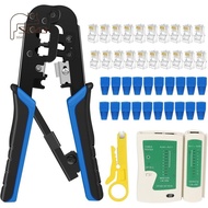 Ethernet Network LAN Cable Crimper RJ45 Crimping Tool RJ11 RJ45 Crimper Cutter Stripper Plier, for 6