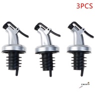 CMinYP 3pcs Stainless Steel Wine Bottle Stopper Liquor Bottle Pourer Stopper Dispenser