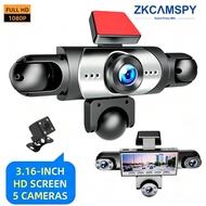 5 Channel 360 Degree Car Dvr 1080P Video Recorder Dashcam 24h Parking Monitor Rear View Camera Car R