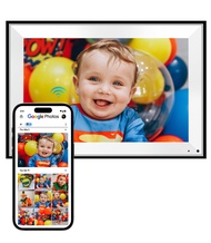Cozyla Digital Picture Frame WiFi Free Unlimited Storage AI-Powered Send Pictures & Videos via Googl