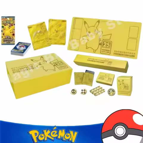 Pokemon Cards Original Trading PTCG Cartoon Traditional Chinese 25Anniversary Limited Gift Box Pikac