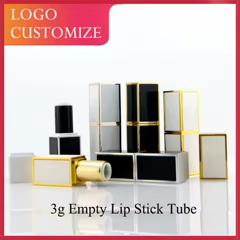 10/20/50/100pcs 3g Empty Lipstick Tube Lip Gloss Container DIY Lipbalm Refill Tube Lip Care Cosmetic
