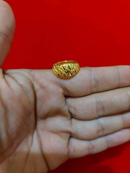 Cincin daun ketup pulut dakap lapis emas916 perhiasan cincin malaysia