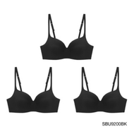 (Set 3 ชิ้น) Sabina ซาบีน่า ฟองดี รุ่น Pretty Perfect ไร้โครง รหัส SBU9200 สีดำ
