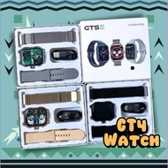 GTS4 Smart Watch 2.01 inch Bluetooth Watch Heart Rate Dual Strap Ladies Watch Multifunctional