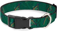 Buckle-Down 16-23" Pdx Airport Carpet New Plastic Clip Collar, Wide Medium